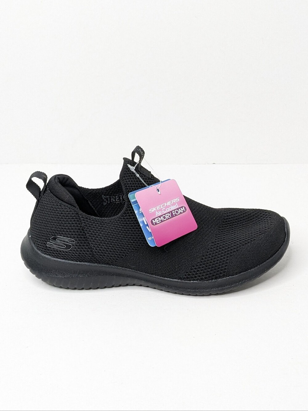 Skechers Ultra Flex Slip-On Memory Foam Sneakers Black Women's 6.5 - Picture 2 of 6